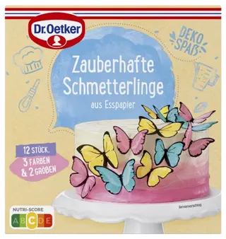 Dr. Oetker Zauberhafte Schmetterlinge aus Esspapier