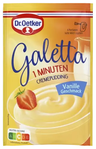 Dr. Oetker Galetta Cremepudding-Pulver Vanille-Geschmack