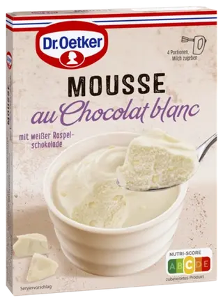 Dr. Oetker Mousse au Chocolat blanc