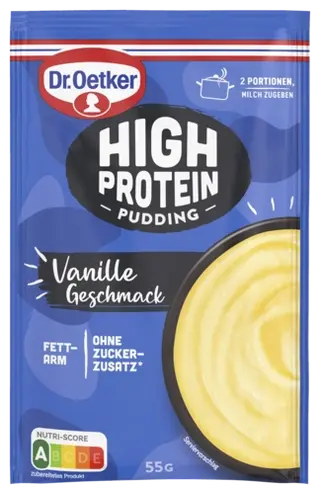 Dr. Oetker High Protein Puddingpulver Vanille-Geschmack