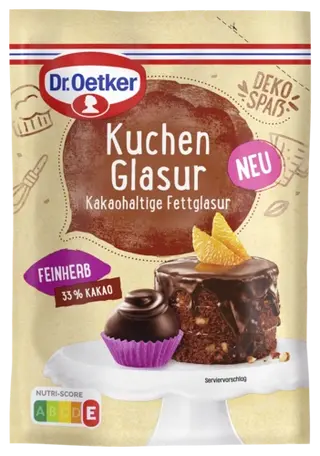 Dr. Oetker Kuchenglasur Feinherb