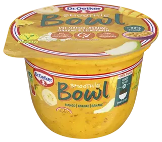 Dr. Oetker Smoothie Bowl Mango-Ananas-Banane