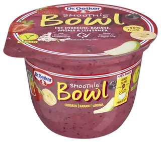 Dr. Oetker Smoothie Bowl Erdbeer-Banane-Aronia
