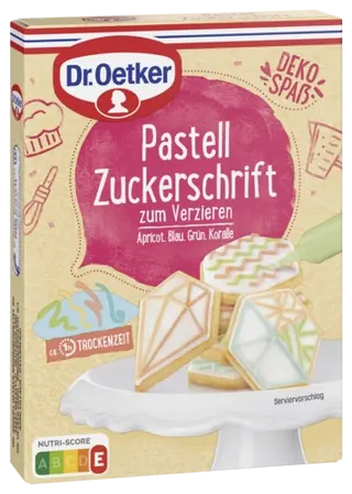 Dr. Oetker Pastell Zuckerschrift