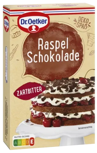 Dr. Oetker Raspelschokolade Zartbitter