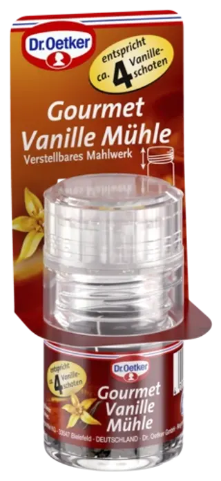 Vanille aus der Dr. Oetker Gourmet Vanille Mühle