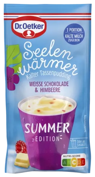 Dr. Oetker Seelenwärmer Summer Edition weiße Schokolade & Himbeere