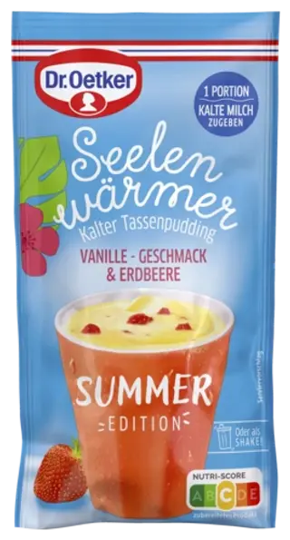 Dr. Oetker Seelenwärmer Summer Edition Vanille & Erdbeere