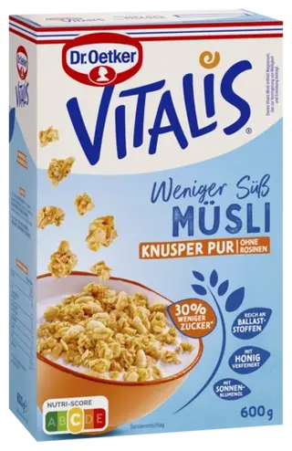 Dr. Oetker Vitalis Weniger süß Knusper-Pur