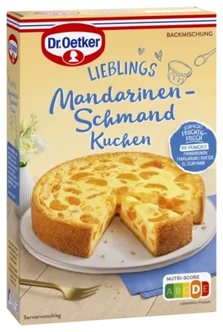 Dr. Oetker Mandarinen Schmand Kuchen