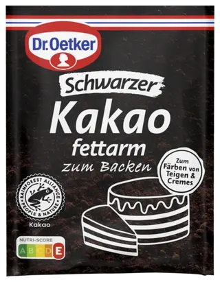 Dr. Oetker Schwarzer Kakao fettarm