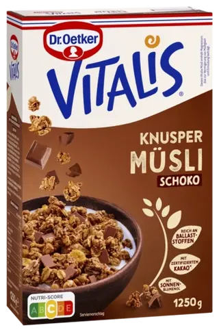 Dr. Oetker Vitalis Knuspermüsli Schoko