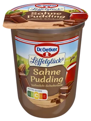 Dr. Oetker Löffelglück Sahne Pudding Vollmilch Schokolade