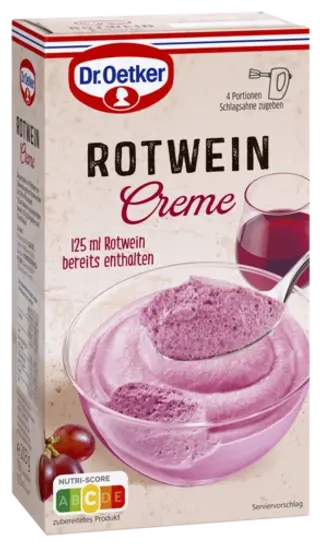 Dr. Oetker Rotweincreme