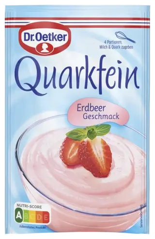 Dr. Oetker Quarkfein Erdbeer-Geschmack