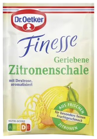Dr. Oetker Finesse Geriebene Zitronenschale