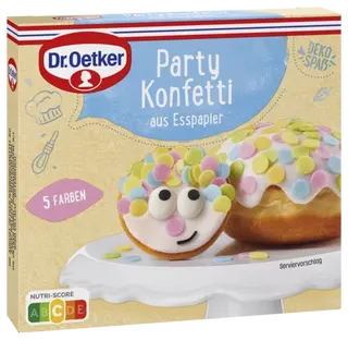 Dr. Oetker Party Konfetti aus Esspapier