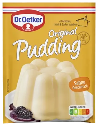 Dr. Oetker Original Puddingpulver Sahne-Geschmack