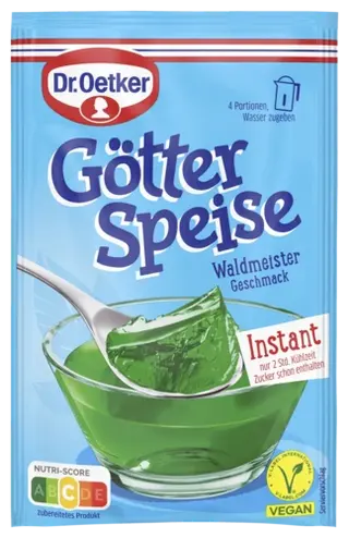 Dr. Oetker Götterspeise Instant Waldmeister-Geschmack