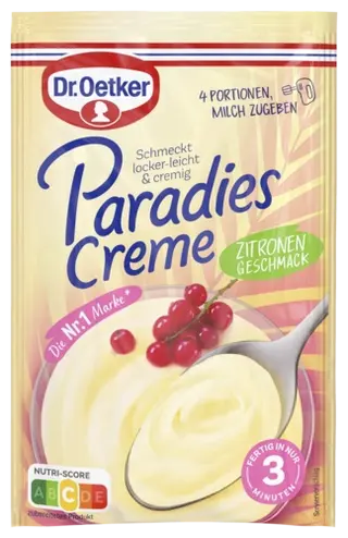 Dr. Oetker Paradiescreme Zitronen-Geschmack