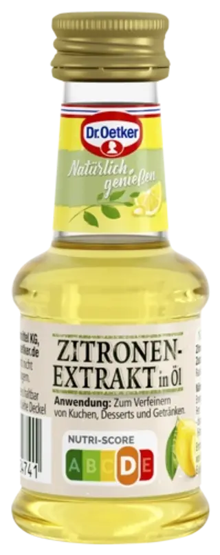 Dr. Oetker Natürlich genießen Zitronenextrakt