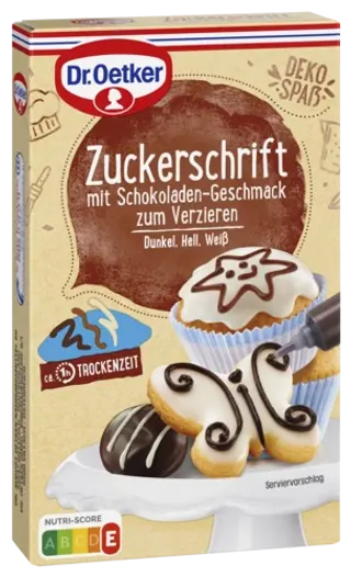Dr. Oetker Zuckerschrift mit Schokoladen-Geschmack