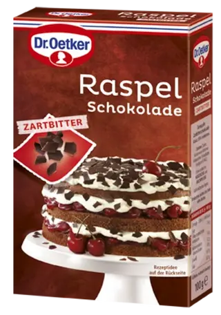 Dr. Oetker Raspelschokolade Zartbitter
