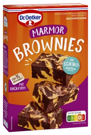 Dr. Oetker Marmor Brownies