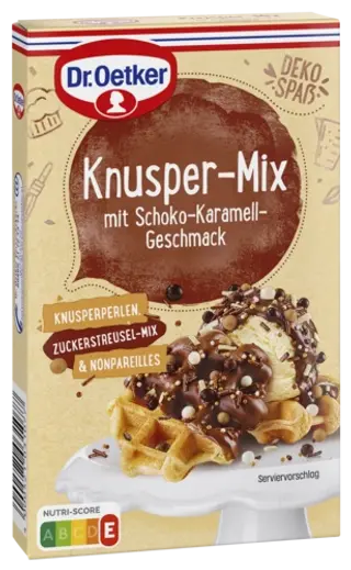 Dr. Oetker Knusper Mix mit Schoko-Karamell-Geschmack