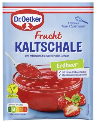 Dr. Oetker Kaltschale Erdbeere oder Himbeer-Johannisbeere