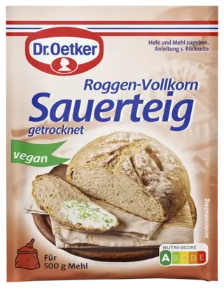 Dr. Oetker Roggen-Vollkorn-Sauerteig