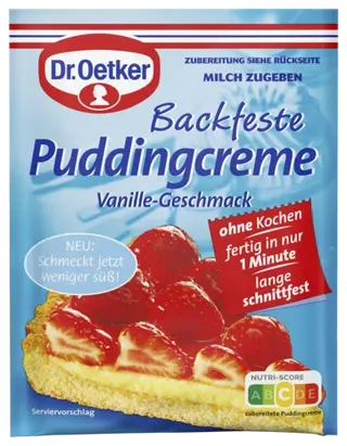 Dr. Oetker Backfeste Puddingcreme