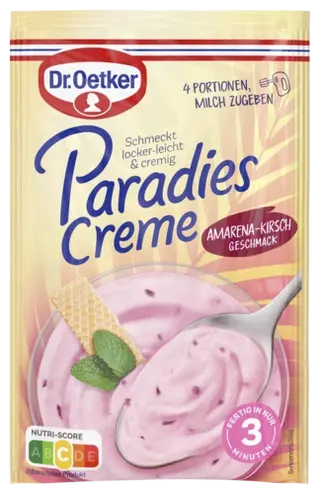 Dr. Oetker Paradiescreme Amarena-Kirsch-Geschmack