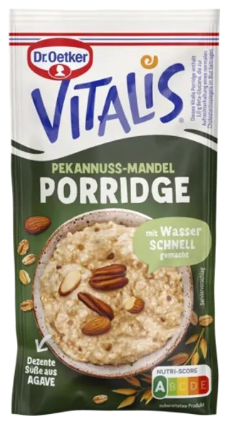 Dr. Oetker Vitalis Porridge Pekannuss-Mandel