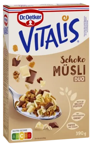 Dr. Oetker Vitalis Schoko-Duo-Müsli