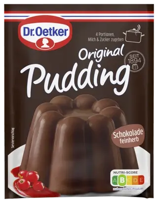 Dr. Oetker Original Puddingpulver feinherb Schokolade
