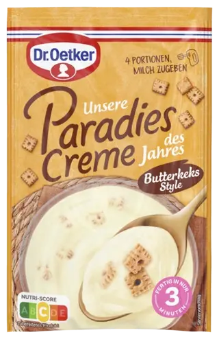 Dr. Oetker Paradiescreme des Jahres Butterkeks Style