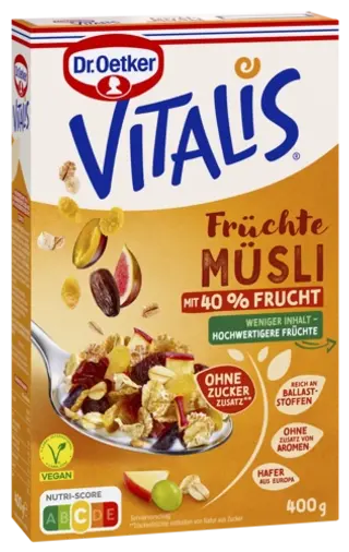 Dr. Oetker Vitalis Früchtemüsli