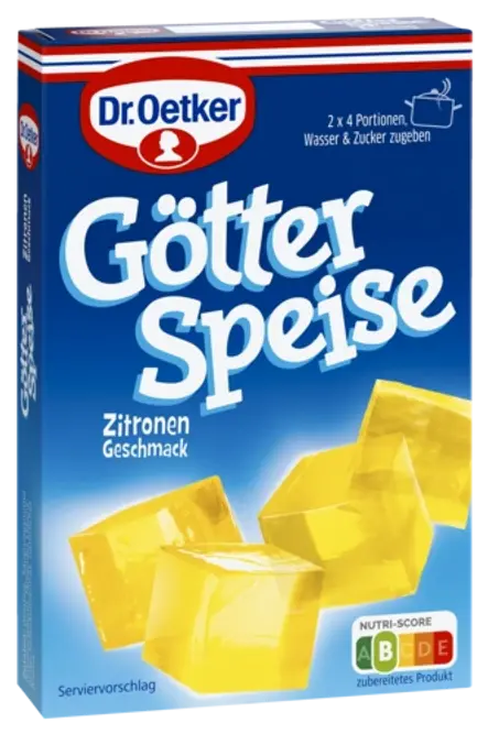 Dr. Oetker Götterspeise Zitronen-Geschmack