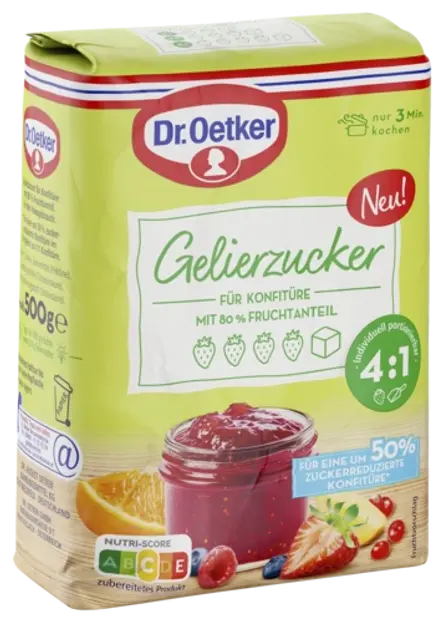 Dr. Oetker Gelierzucker 4:1 (1/2 Pck.)