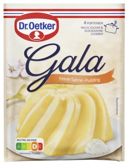 Dr. Oetker Gala Puddingpulver Sahne-Pudding