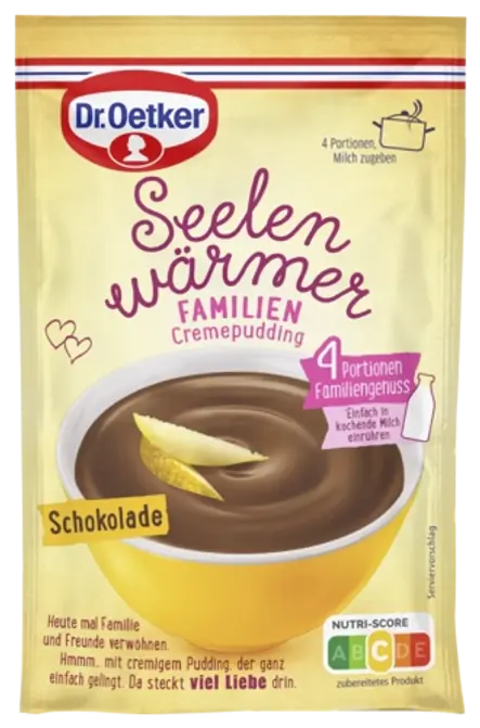 Dr. Oetker Seelenwärmer Familien-Cremepudding Schokolade