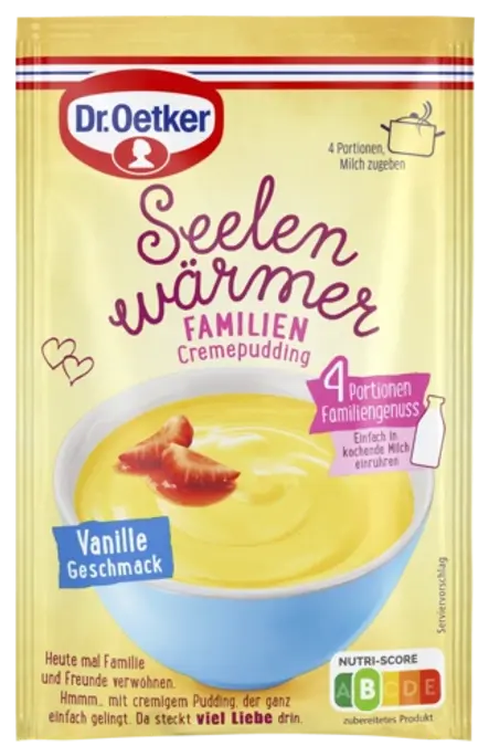 Dr. Oetker Seelenwärmer Familien-Cremepudding Vanille-Geschmack