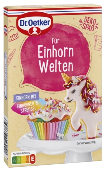 Dr. Oetker Dekor Für Einhornwelten Einhorn Mix