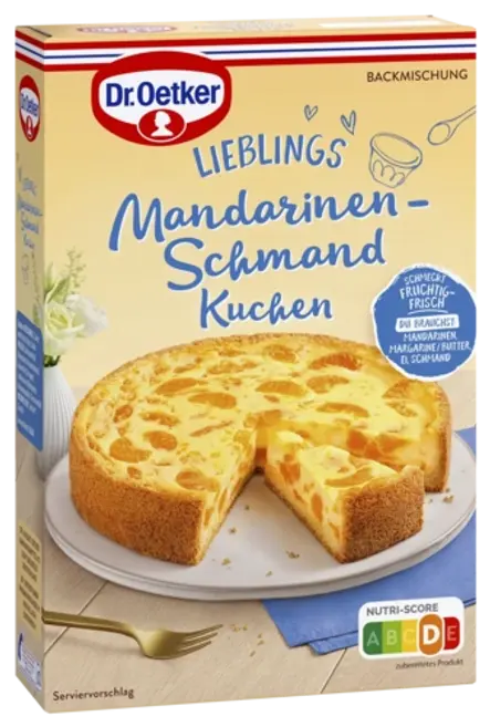 Dr. Oetker Mandarinen Schmand Kuchen