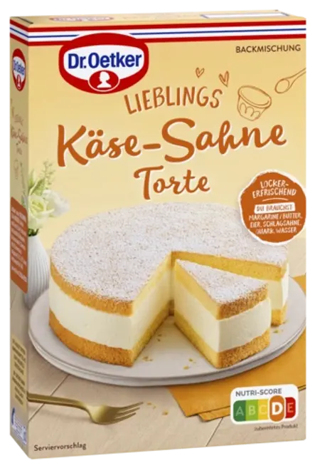 Dr. Oetker Käse-Sahne-Torte