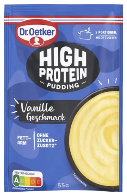 Dr. Oetker High Protein Puddingpulver Vanille-Geschmack