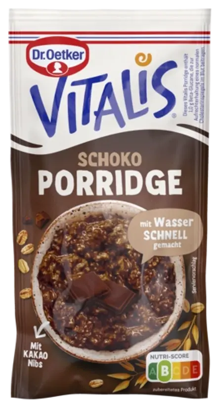 Dr. Oetker Vitalis Porridge Schokolade