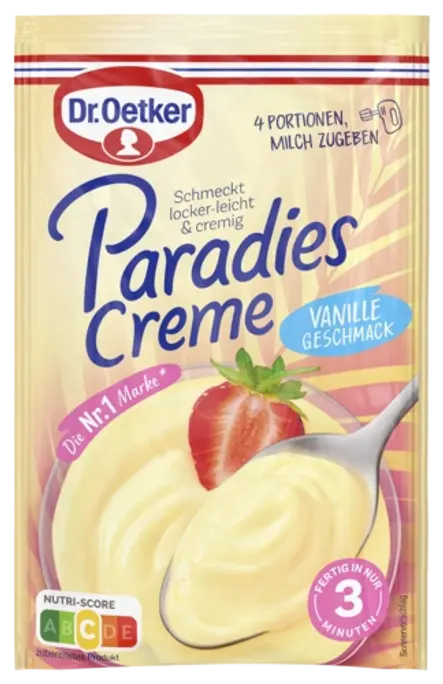 Dr. Oetker Paradiescreme Vanille-Geschmack