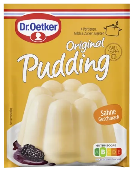 Dr. Oetker Original Puddingpulver Sahne-Geschmack